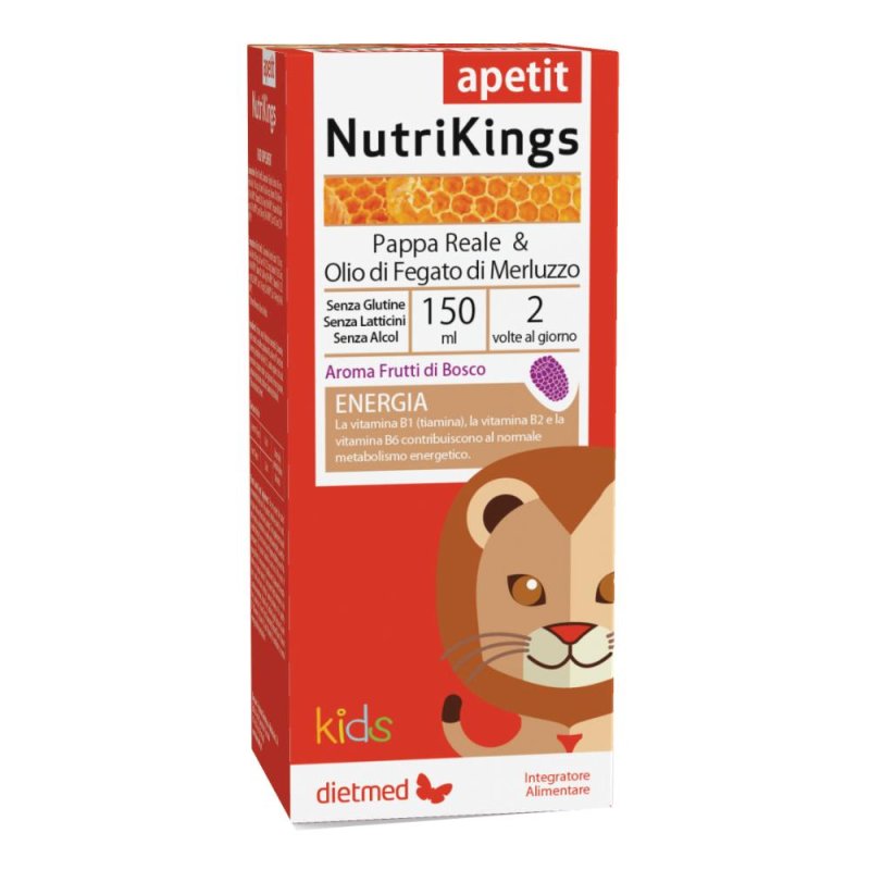 Nutrikings Apetit sciroppo 150 ml - appetizzante veterinario per cani e gatti