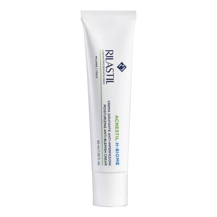 Rilastil Acnestil H Biome Crema Idratante per pelle acneica con secchezza 40 ml