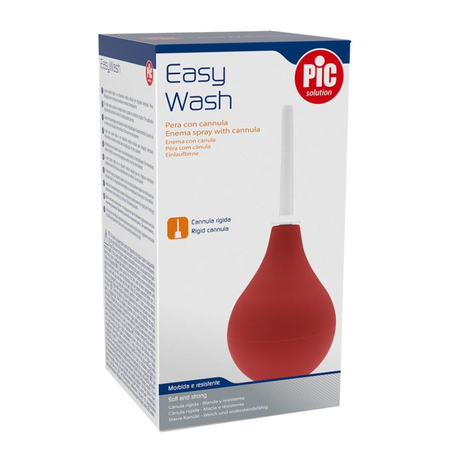 Pic Easy Wash Pera con Cannula Rigida schizzetto  peretta Capacità 143ml