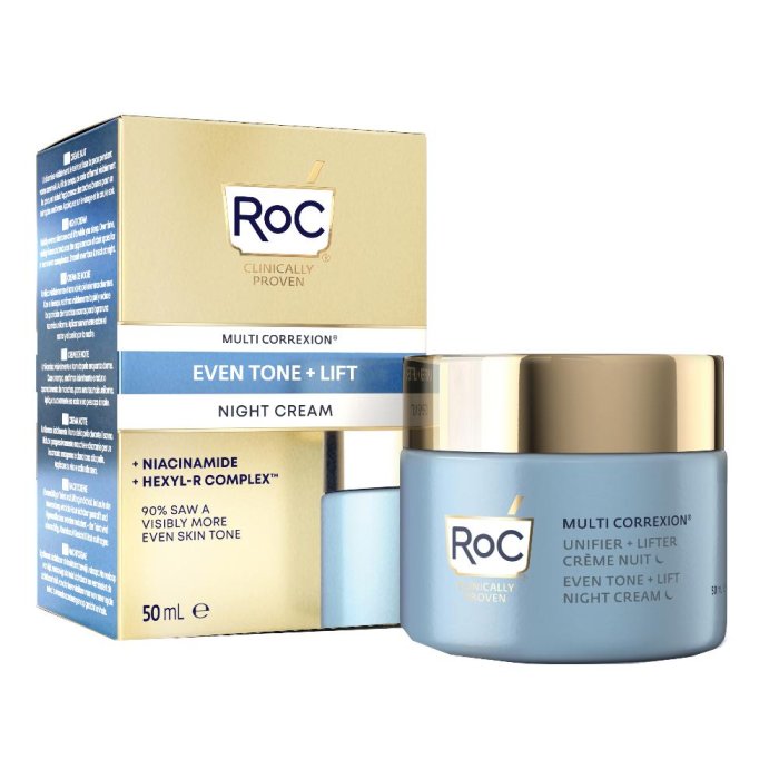 RoC Multi Correxion - Even Tone + Lift Crema Notte per la Perdita di Tono 50 ml