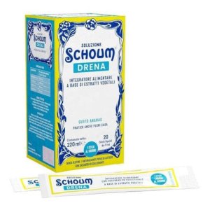 Zentiva Soluzione Schoum - Drena Integratore Gusto Ananas 20 Stick