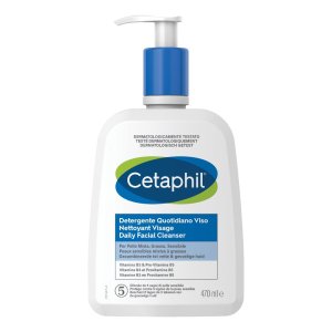 Cetaphil Detergente Quotidiano Viso Pelle Mista Grassa Sensibile 470 ml