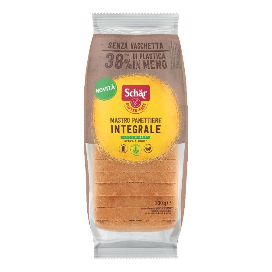 Schar Integrale Mastro Panettiere senza glutine 330 G Schar Integrale Mastro Panettiere senza glutine 330 G