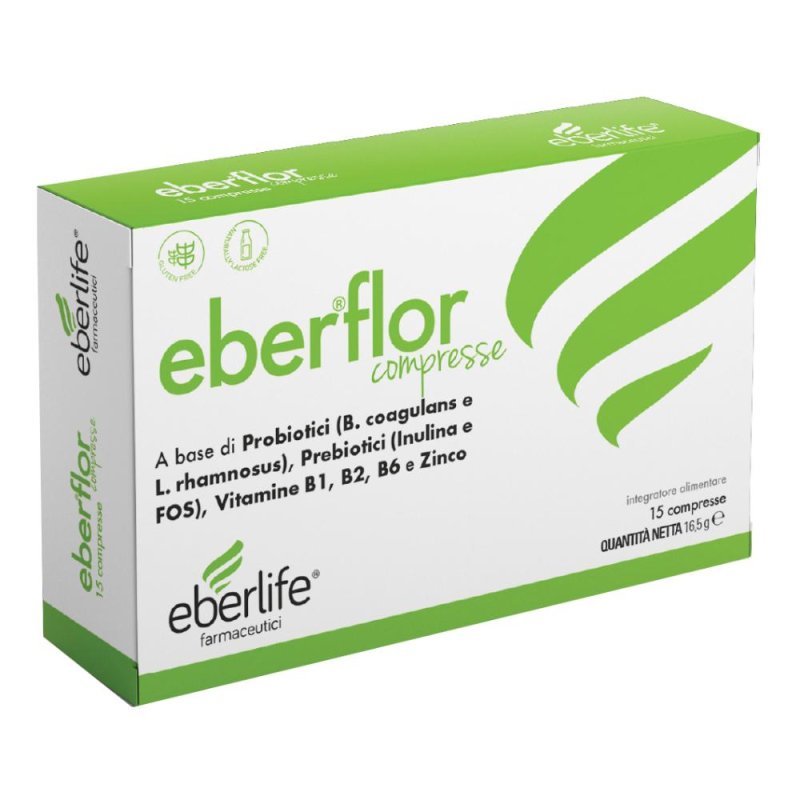 Eberlife Farmaceutici Eberflor 15 Compresse