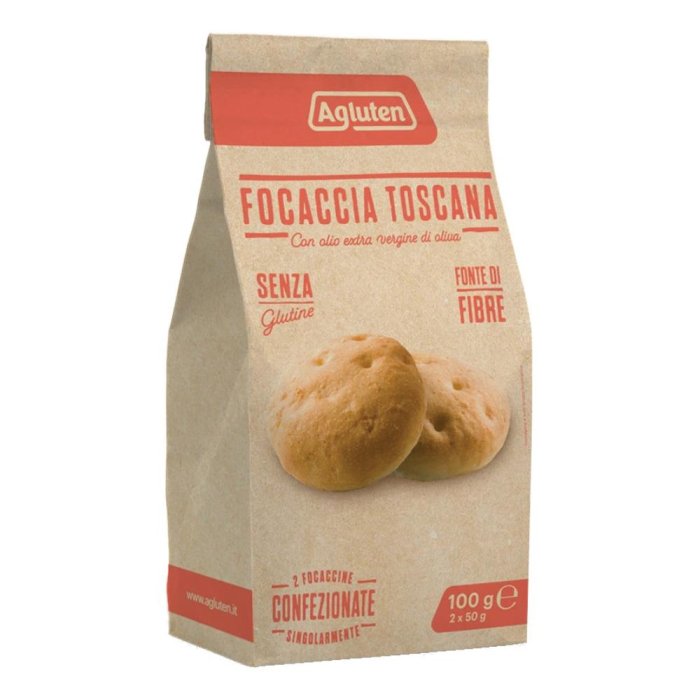 Agluten focaccia toscana senza glutine 100 g