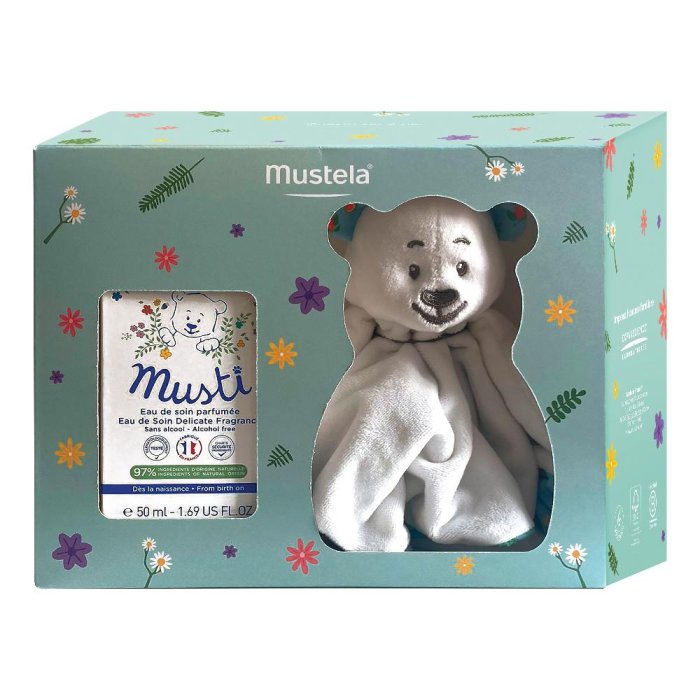 Mustela Cofanetto Musti Acqua Senza Alcol 50ml + Peluche