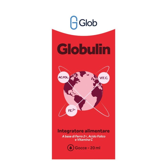 Globulin 20 ml – Integratore di Immunoglobuline per Sistema Immunitario, Difese Organismo e Benessere Generale