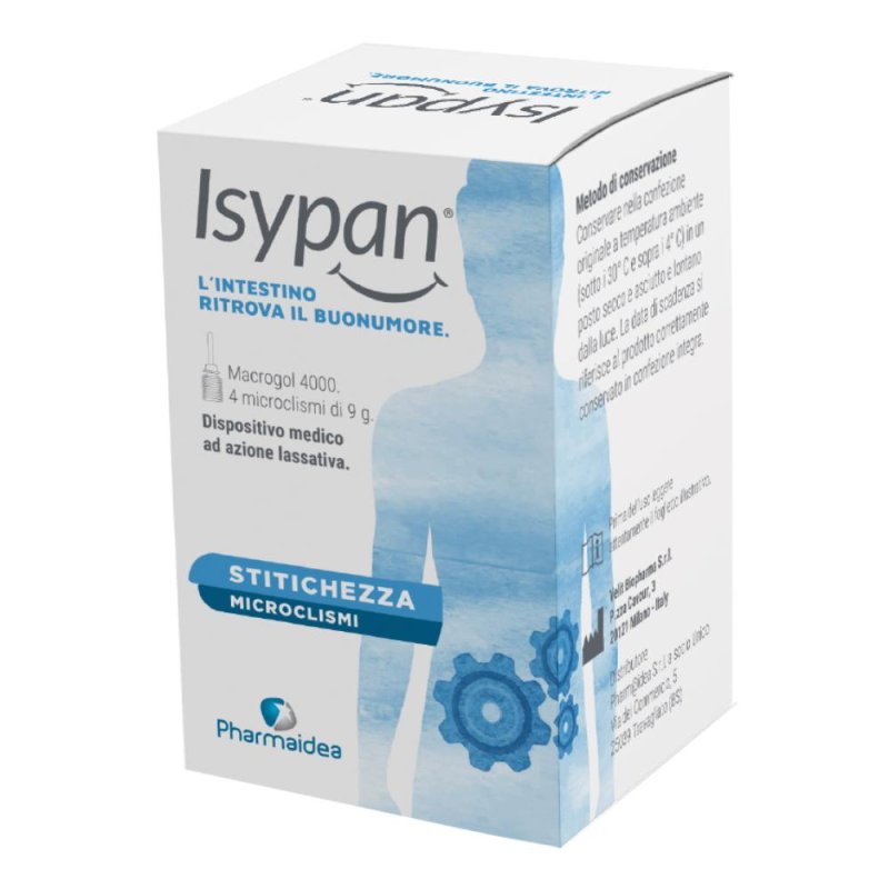 Pharmaidea Isypan - Stitichezza Adulti 4 Microclismi
