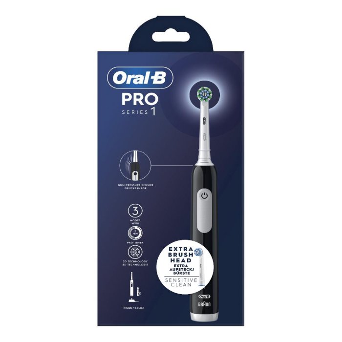 Oral-B Pro Series 1 Black Spazzolino Elettrico Ricaricabile