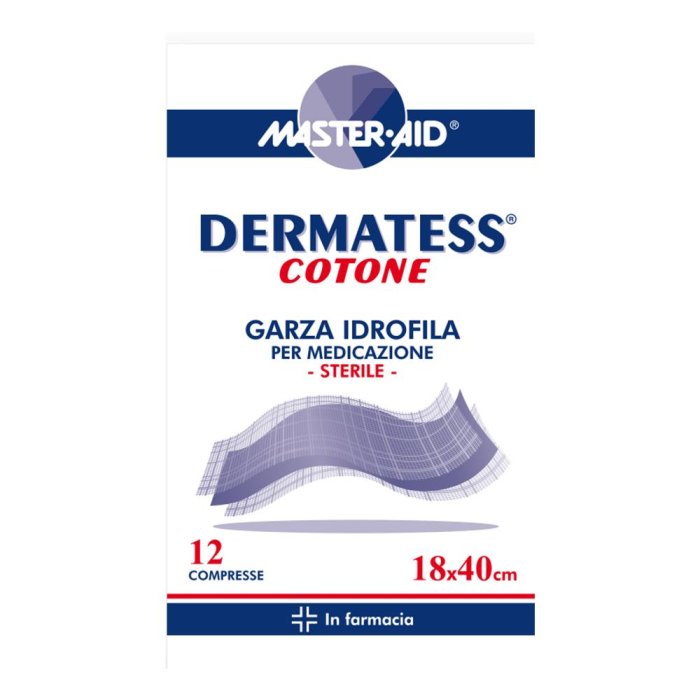 Master-Aid Dermatess - Compresse di Garza Sterile 18x40cm 12 veli