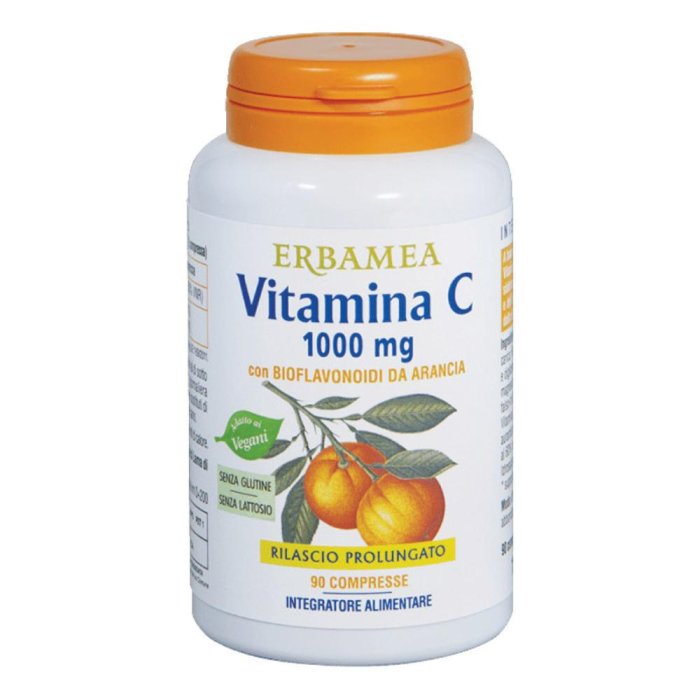 Erbamea Vitamina C 1000 mg Integratore Alimentare 90 compresse