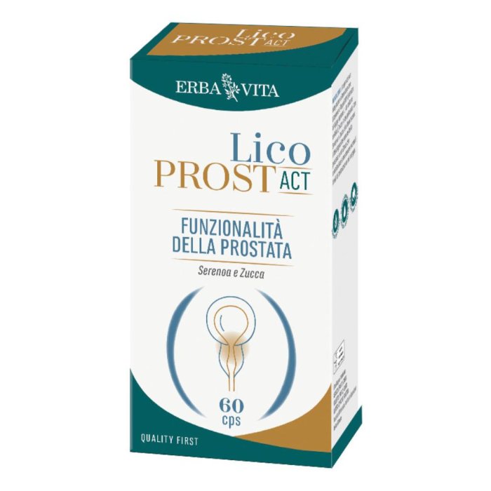 Licoprost Act Integratore Pro Benessere Prostata Uomo 60 Capsule