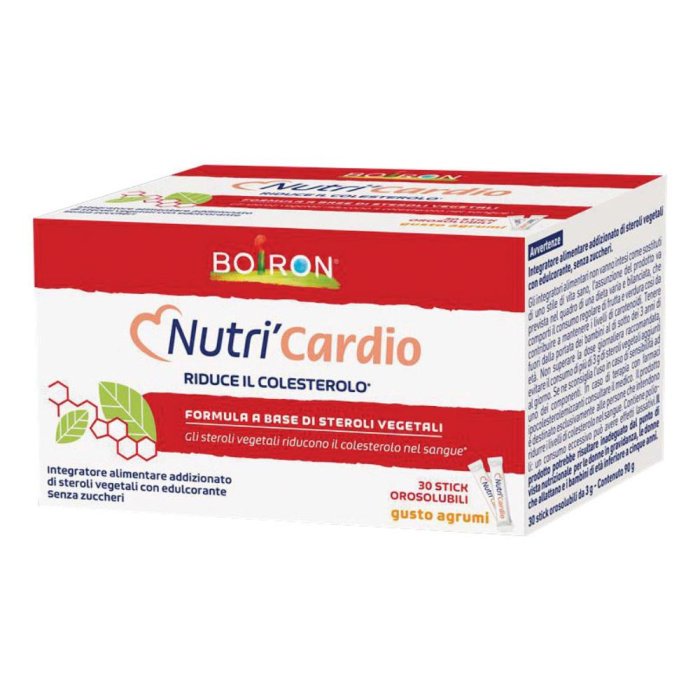 Boiron Nutri Cardio Integratore per Ridurre il Colesterolo 30 Stick Pack