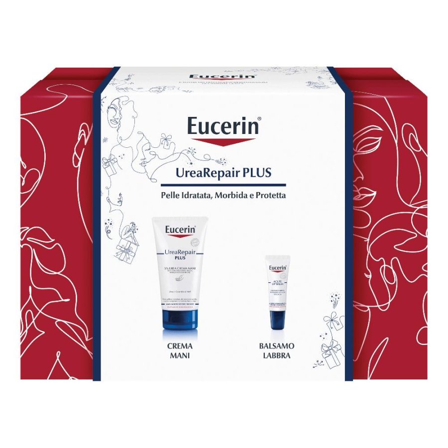 Eucerin Cofanetto UreaRepair Plus Crema Mani 75ml + Balsamo Labbra 10ml Eucerin Cofanetto UreaRepair Plus Crema Mani 75ml + Balsamo Labbra 10ml