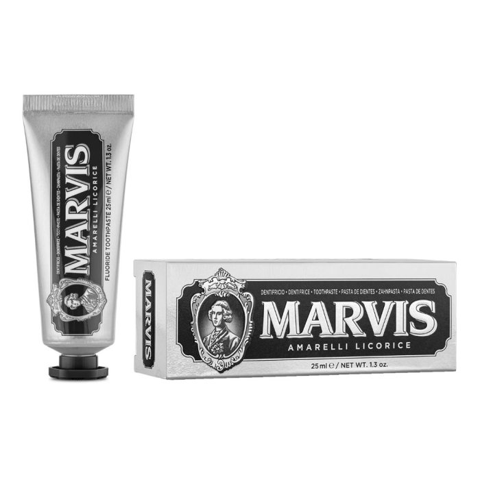 Marvis Licorice Mint 25 ml  Dentifricio al gusto liquirizia e menta