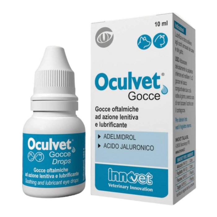 Oculvet Gocce Oculari 10 ml Perseo per Cane e Gatto – Lubrificante e Protettivo per Occhi Secchi