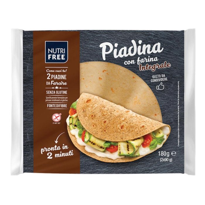Nutrifree piadina farcita integrale - piadina integrale senza glutine