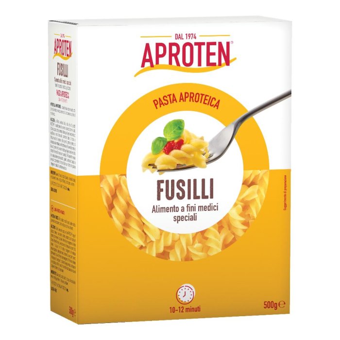 Aproten Fusilli 500 g - pasta aproteica formato fusilli