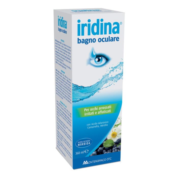 Iridina Bagno Oculare per Occhi Arrossati e Irritati 360 ml