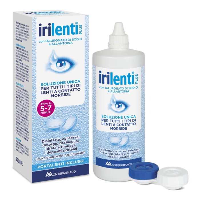 Irilenti Plus Soluzione Unica Per Lenti A Contatto 360ml + Portalenti