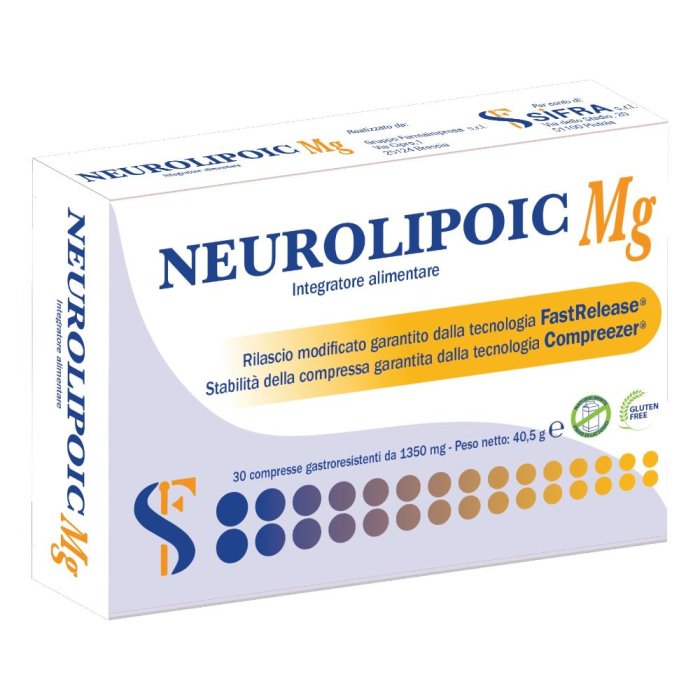 Neurolipoic MG 30 compresse integratore alimentare per il benessere del sistema nervoso e il supporto delle neuropatie