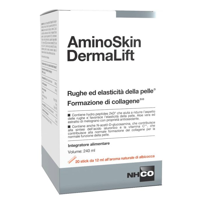 Aminoskin Dermalift 20 bustine - integratore per pelle e tessuti a base di aminoacidi