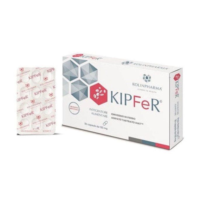 KIPFeR Integratore di Idrossido di Ferro 30 Capsule