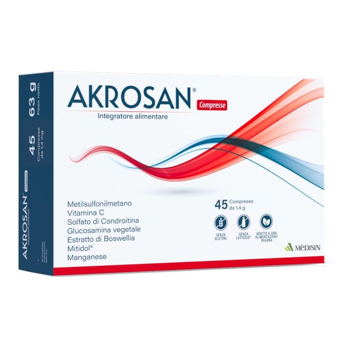 Akrosan Integratore Alimentare 45 Compresse
