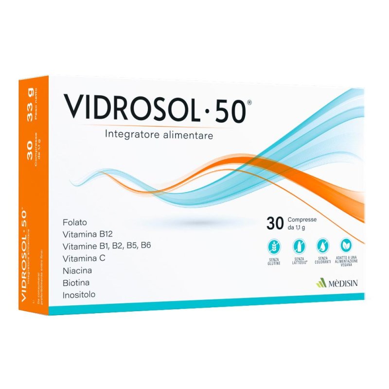 Medisin Vidrosol 50 Integratore Alimentare 30 Compresse