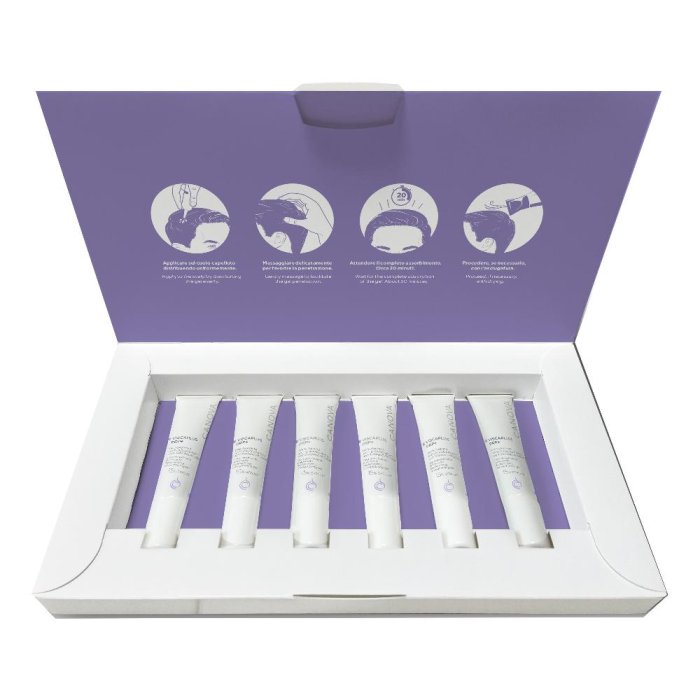 Canova Viscaplus PRP+ Gel Rinforzante per Capelli: Trattamento Anti-Caduta Efficace 6 tubi da 12 ml