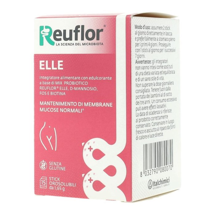 Reuflor Elle 15 Stick - Integratore per la Flora Vaginale
