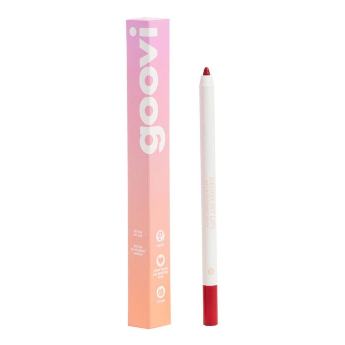 Goovi Define My Lips Matita Labbra 05 Red, 1 Pezzo