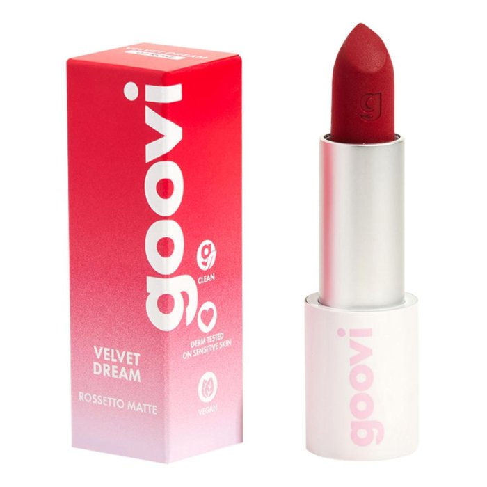 Goovi Rossetto Matte 04 Red Berry Velvet Dream 1 Pezzo