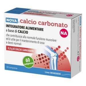 Nova Calcio Carbonato NA 0,5g Integratore, 60 Compresse