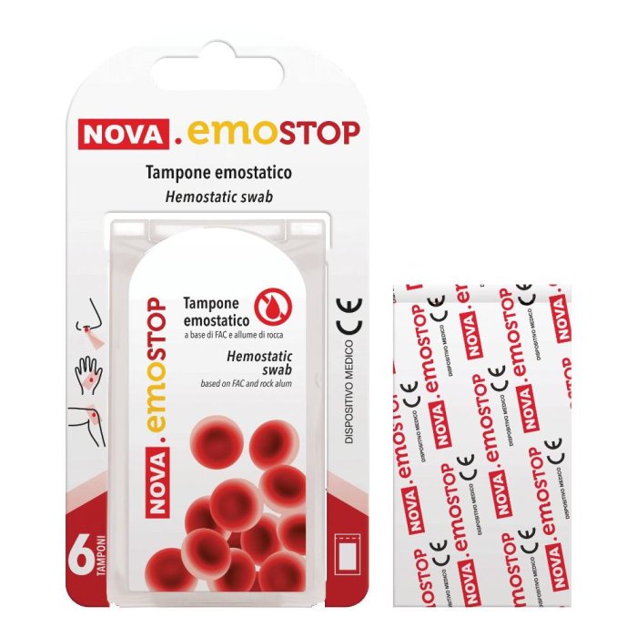 Nova Argentia Nova Emostop Tampone Emostatico 6 Pezzi