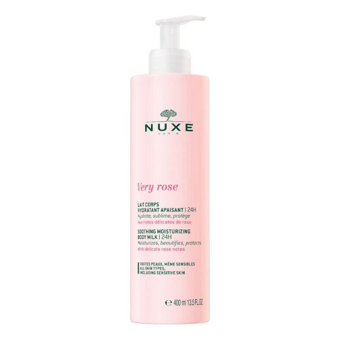 Nuxe Very Rose latte corpo 400 ml - latte corpo idratante alla rosa
