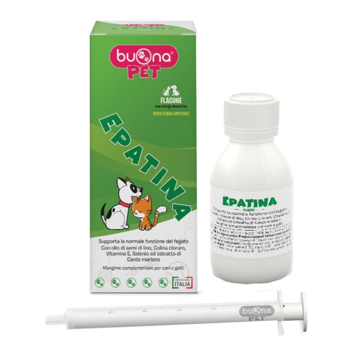 Epatina Flacone 60 g Integratore per Cani e Gatti per Supporto Fegato e Funzione Epatica