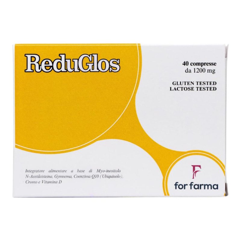 ReduGlos Integratore Alimentare per il Benessere Metabolico 40 compresse