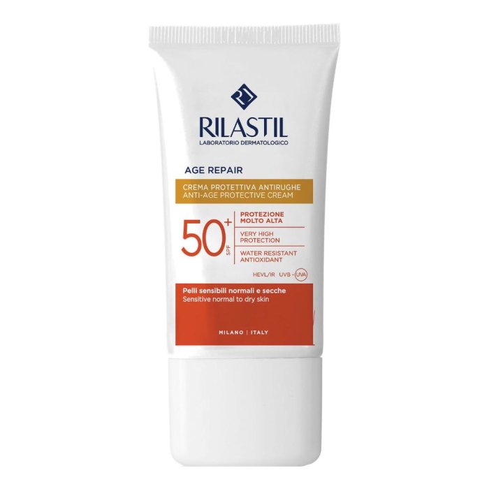 Rilastil Age Repair Spf 50+ crema protettiva viso antirughe 50ml