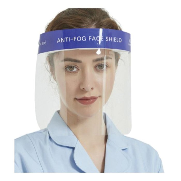 Visiera protettiva antiappannante - visiera trasparente protettiva riutilizzabile