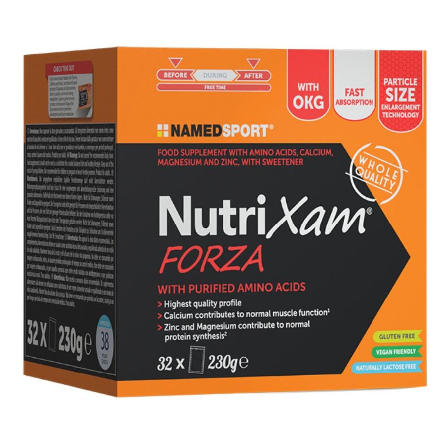 Named Sport Nutrixam Forza Amminoacidi Calcio Magnesio Zinco 32 Bustine