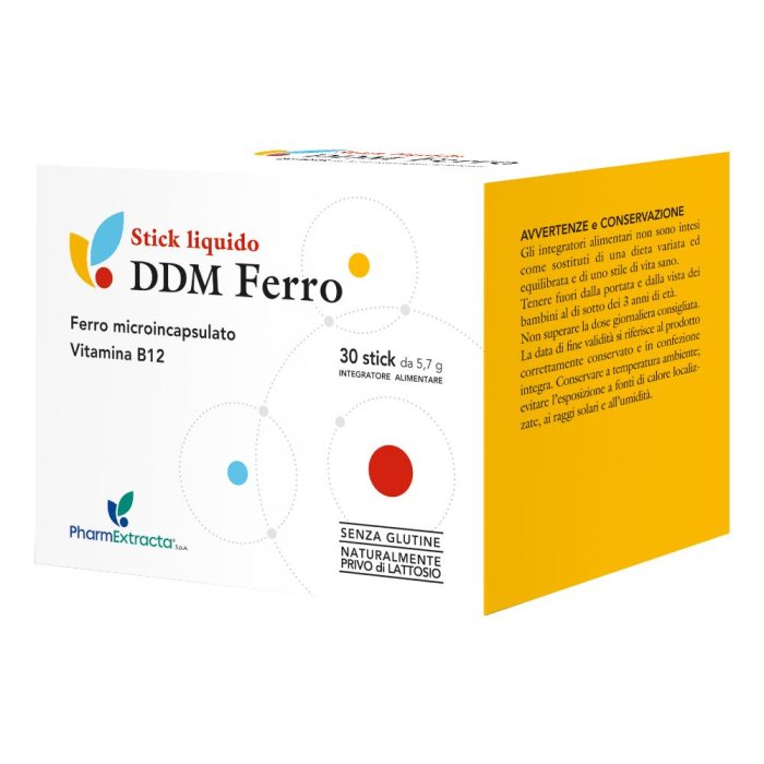 DDM Ferro 30 stick - integratore di ferro in stick orali