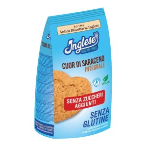 Inglese Biscotti Cuor Sar senza zuccheri - biscotti al grano saraceno senza zucchero