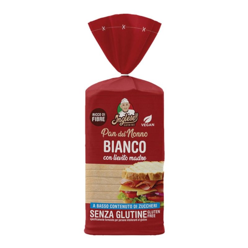 Inglese Pan Nonno bianco 300 g - pane morbido bianco per toast e tramezzini