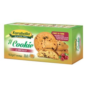 Farabella il cookie al mirtillo senza glutine 4 bustine da 38 g