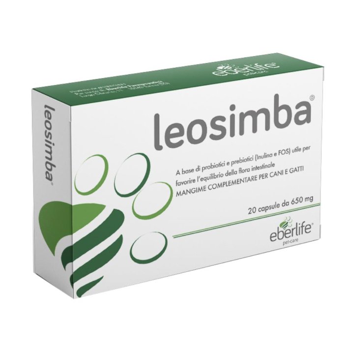Leosimba Eberlife 20 Capsule Integratore Alimentare Confezione da 20 Capsule
