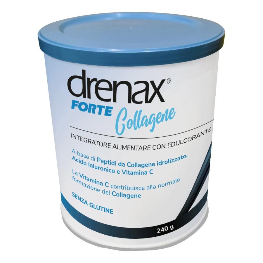 Drenax Forte Collagene 240 g - integratore drenante con collagene per gambe e microcircolo
