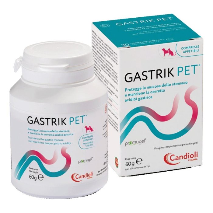 Gastrik Pet Integratore Gastrointestinale per Cani e Gatti 30 Compresse