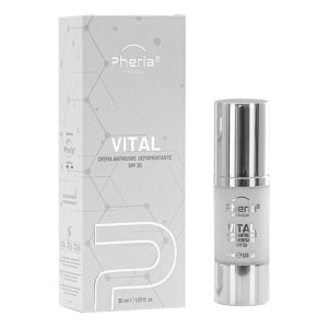 Pherla Vital Crema Antirughe Viso SPF 30 Protezione Solare Idratante Anti Età