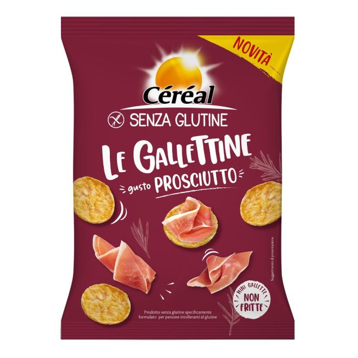 Cereal gallettine prosciutto - gallettine salate gusto prosciutto